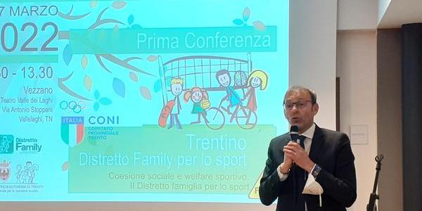 Immagine decorativa per il contenuto A Vezzano il battesimo del primo “Distretto famiglia per lo sport”