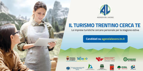 Immagine decorativa per il contenuto Vuoi lavorare per la stagione turistica estiva? Il turismo trentino cerca te!