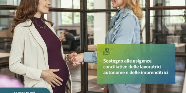 Immagine decorativa per il contenuto Sostegno per le lavoratrici autonome e imprenditrici con esigenze di conciliazione vita-lavoro: in arrivo alcune novità