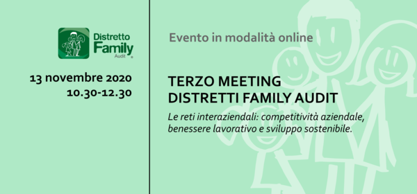 Immagine decorativa per il contenuto Il terzo Meeting dei Distretti Family audit sarà online