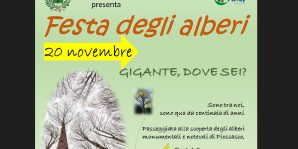 Immagine decorativa per il contenuto Festa degli alberi a Piossasco