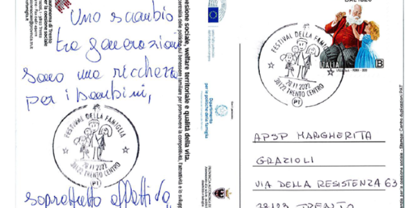 Immagine decorativa per il contenuto Le cartoline di Poste Italiane al Festival della famiglia 2022
