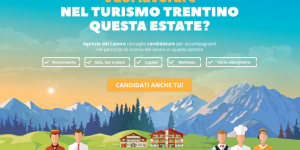 Immagine decorativa per il contenuto Stagione estiva per giovani in Trentino