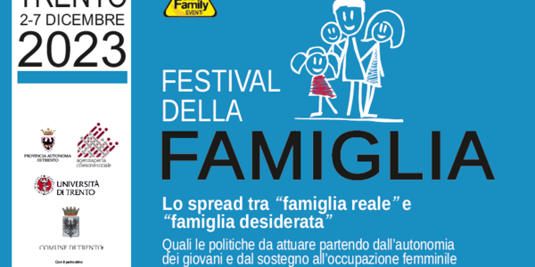 Immagine decorativa per il contenuto Svelato il tema della 12ma edizione del Festival della famiglia 2023