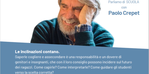 Immagine decorativa per il contenuto Parliamo di scuola con Paolo Crepet