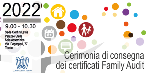 Immagine decorativa per il contenuto A Confindustria Trento si inaugurano 3 nuovi Distretti Family Audit