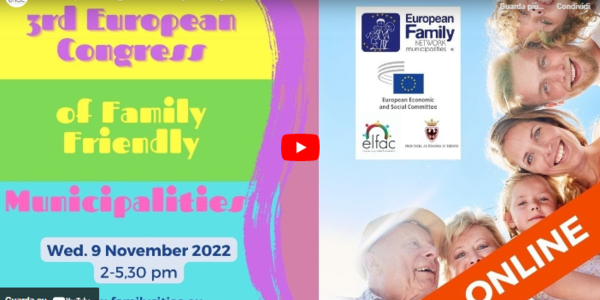 Immagine decorativa per il contenuto Guarda qui il 3° Congresso Europeo dei Comuni Amici delle Famiglie