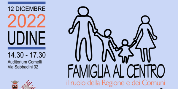 Immagine decorativa per il contenuto Famiglia al centro: il ruolo della Regione e dei Comuni