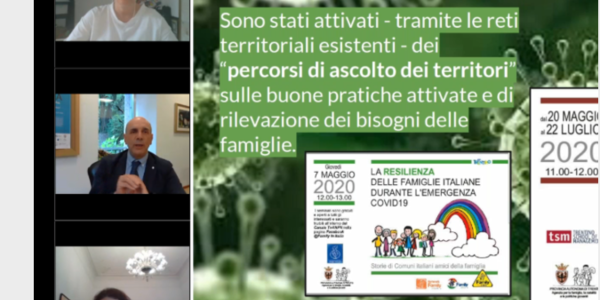 Immagine decorativa per il contenuto Vicini alle famiglie, in un seminario on-line presentate le iniziative della Provincia