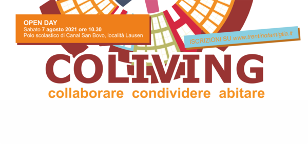 Immagine decorativa per il contenuto Progetto Coliving: 7 agosto "Porte aperte" a Canal San Bovo