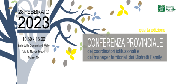 Immagine decorativa per il contenuto Conferenza provinciale coordinatori e manager dei Distretti famiglia