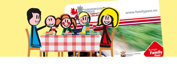 Immagine decorativa per il contenuto Con l’EuregioFamilyPass le famiglie al ristorante con lo sconto del 20%