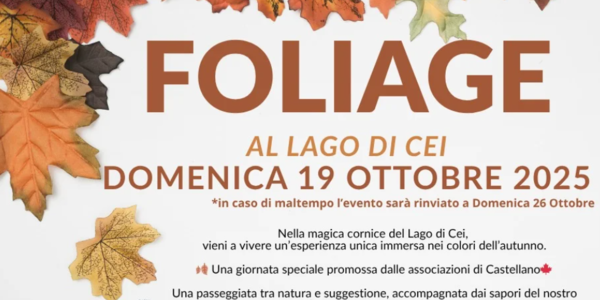 Immagine decorativa per il contenuto Foliage, in famiglia, al lago di Cei