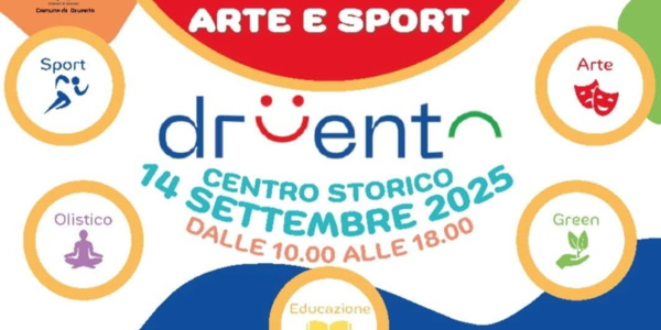 Immagine decorativa per il contenuto Il festival di arte e sport a Druento
