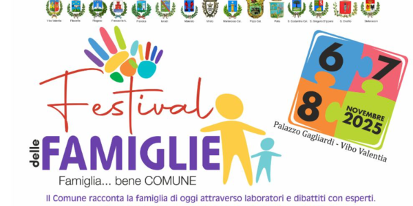 Immagine decorativa per il contenuto A Vibo Valentia il "Festival delle famiglie"