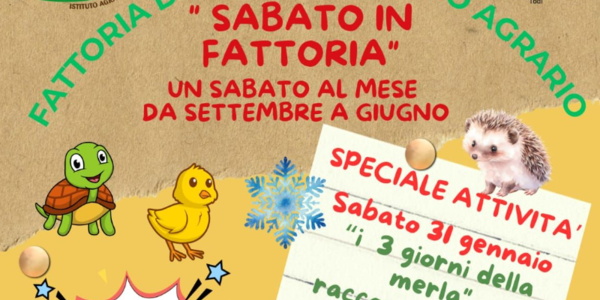 Immagine decorativa per il contenuto Sabato in fattoria