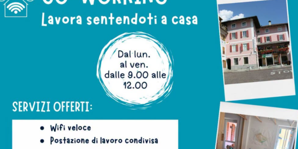 Immagine decorativa per il contenuto Apre lo spazio co-working presso l'Ecomuseo del Vanoi