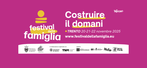 Immagine decorativa per il contenuto Il Festival della Famiglia di Trento si rinnova: focus su “Costruire il domani”