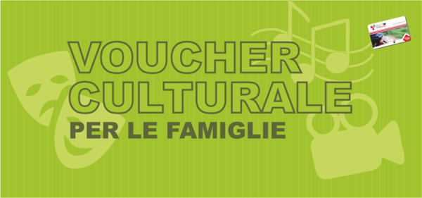 Immagine decorativa per il contenuto Voucher culturale: musica, cinema e teatro “in formato famiglia”
