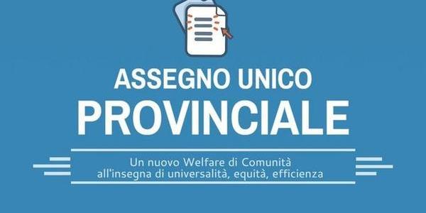 Immagine decorativa per il contenuto Assegno unico provinciale: si parte dal 1 gennaio 2018