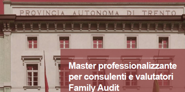 Immagine decorativa per il contenuto Oggi il taglio del nastro del Master per consulenti e valutatori Family audit