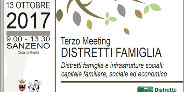 Immagine decorativa per il contenuto 3° Meeting dei Distretti famiglia a Sanzeno il 13 ottobre