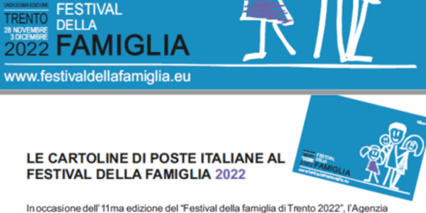 Immagine decorativa per il contenuto Le cartoline di Poste Italiane al Festival della famiglia 2022